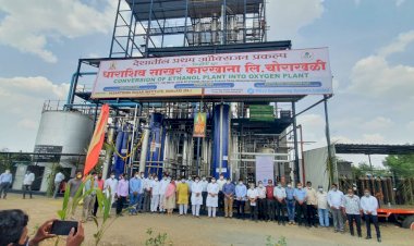 *धाराशिव साखर कारखान्याचा देशातील पहिल्या साखर कारखान्याचा ❝ऑक्सिजन निर्मिती प्रकल्पाचे उदघाटन❞ व्हर्चुअलव्दारे करण्यात आले.* 