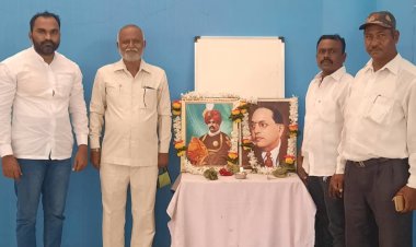 पंढरीत बसपाकडून शाहू जयंती साजरी...