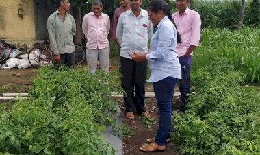 *कृषीकन्या मानसी हिने शेतीविषयक ॲप बद्दल दिली शेतकऱ्यांना माहिती*