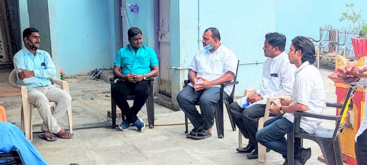 आ.समाधान आवताडे यांची  नाईकनवरे परिवारास  सांत्वनपर  भेट*