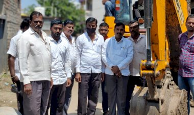 *करकंब येथे अंतर्गत गटार कामाचा शुभारंभ*