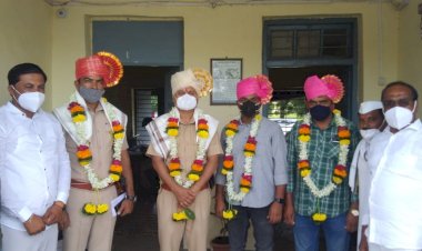 *करकंब पोलीस ठाण्याचे नूतन सपोनि निलेश तारू यांचा विशेष सत्कार*.