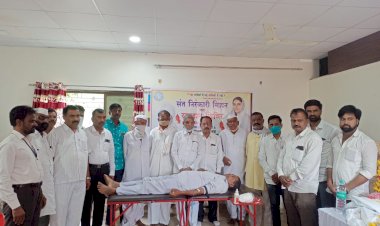 *संत निरंकारी मंडळाच्यावतीने बावी येथे रक्तदान शिबिर संपन्न*