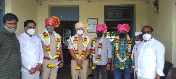 *करकंब पोलीस ठाण्याचे नूतन सपोनि निलेश तारू यांचा विशेष सत्कार*.