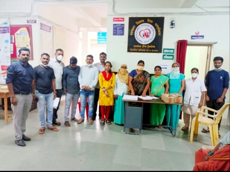 *सोलापूर जिल्ह्यात करकंब ग्रामीण रुग्णालयात विक्रमी 855 जणांचे लसीकरण*