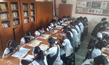 *करकंब येथील रामभाऊ जोशी प्रशालेत वाचन प्रेरणा दिन साजरा*