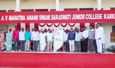 *करकंब येथे महात्मा आनंद स्वामी सरस्वती स्मृती दिन साजरा*.