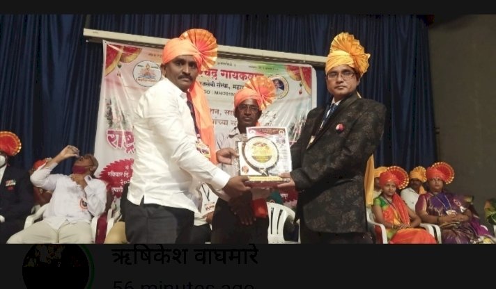 *सचिन शिंदे यांचा कोरोणा योद्धा म्हणून केला सन्मान*