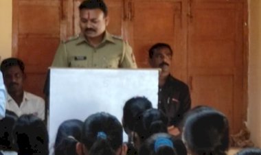 *अभ्यासाबरोबर व्यक्तिमत्त्वांचा विकास करून शाळेचे नाव उज्वल करा - स पो नि निलेश तारु*