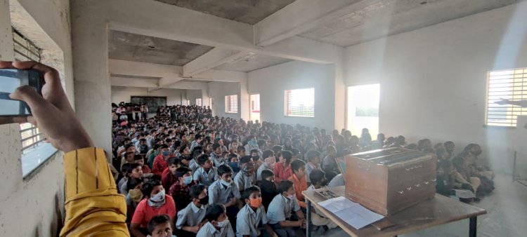 *डी.ए.व्ही शैक्षणिक संकुल येथे "सानेगुरुजी कथामाला चे" आयोजन*