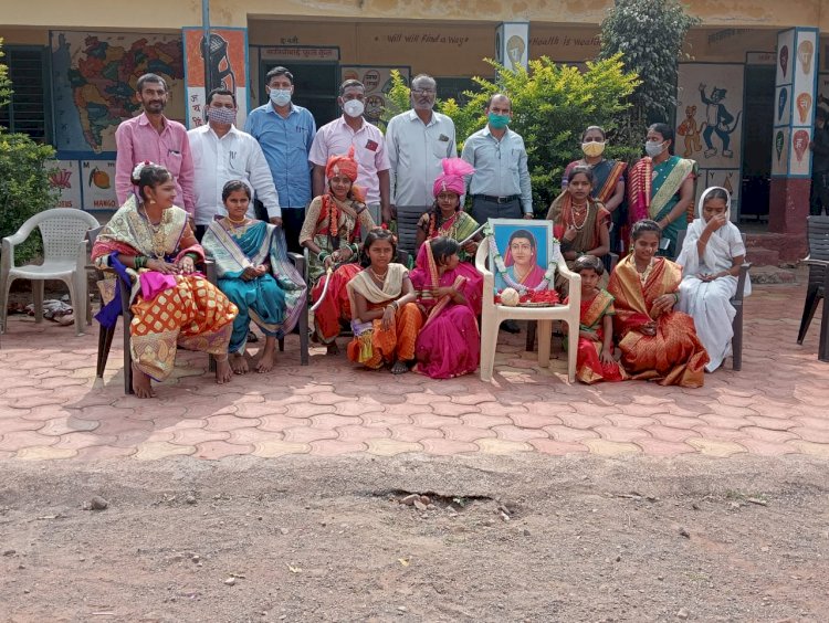 . कान्हापुरी येथे क्रांतीज्योती सावित्रीबाई फुले यांची जयंती मोठ्या उत्साहात साजरी  *