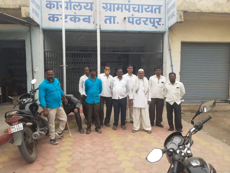 *करकंब येथील दिव्यांगाचे पाच टक्के निधी वाटप न झाल्याने 26 जानेवारी रोजी भीक मागो आंदोलन.*: *प्रजासत्ताक दिनी दिव्यांगाचे ग्रामपंचायत कार्यालयासमोर भीक मागो आंदोलन*