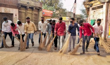 *शिवजयंती निमित्ताने "जागर"स्वच्छता अभियानाच्या व ग्रामस्थांच्या सहकार्याने करकंब गाव करत आहे स्वच्छ आणि सुंदर.....*!
