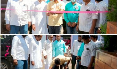 *करकंब येथील रुक्मिणी हॉटेल चे उद्घाटन युवा नेते व भावी जिल्हा परिषद सदस्य प्रणव परिचारक यांच्या हस्ते संपन्न...,.!*