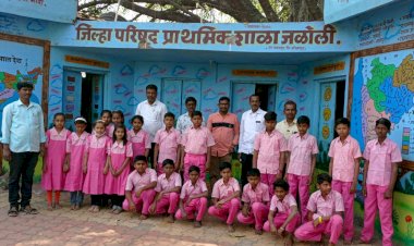 *जळोली जिल्हा परिषद प्राथमिक शाळा येथे समग्र शिक्षा अभियानाअंतर्गत लाभार्थी विद्यार्थ्यांना मोफत गणवेशाचे वाटप*