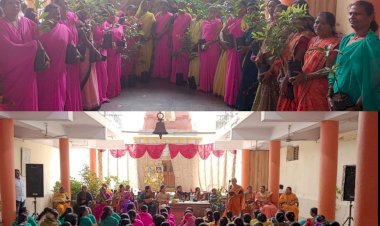 माझे गाव माझी वसुंधरा वृक्षसंवर्धन म्हणून लोक चळवळ बनवण्याचा महिलांनी केला संकल्प*. *करकंब येथे माझी वसुंधरा माझे झाड अभियानाला झाली सुरुवात.*  *वृक्ष लागवड व जतन करण्याचा महिलांनी केला निर्धार ‌*