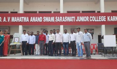 *करकंब येथील डी.ए.व्ही.संकुलात महात्मा हंसराज जन्मदिवस साजरा*