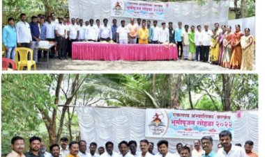 *एकलव्य अभ्यासिकेचे करकंबमध्ये भुमीपूजन संपन्न*  करकंब/ प्रतिनिधी:-