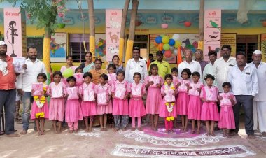 *जिल्हा परिषद प्राथमिक शाळा वाफळकरवस्ती (बार्डी) येथे प्रवेशोत्सव उत्साहात साजरा* 