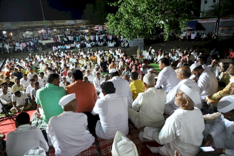 *कारखाना चालवण्यासाठी  वारसा  नव्हे  अक्कल लागते*  *अभिजीत पाटील रोपळे, पांढरेवाडी येथे विरोधकांना पुन्हा एकदा आव्हान*