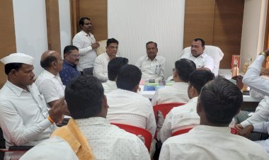 *मंगळवेढा तालुक्यातील म्हैसाळ योजनेत वाढीव लाभक्षेत्रासाठी नवीन आराखडा तयार करा आ.समाधान आवताडे यांच्या अधिकाऱ्यांना सूचना*