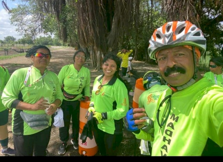 *करकंब नगरीत नाशिक सायकल वारीचे भव्य स्वागत करण्यात येणार*  *नाशिक सायकलिस्ट करकंब गावच्या लेकीचं झाड टीम व जागर स्वच्छता अभियान टीमच्या वतीने वृक्षारोपण करण्यात येणार*