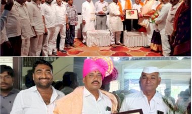 *बार्डी येथील मुख्याध्यापक कालिदास कवडे सर यांना सोलापूर जिल्हा मुख्याध्यापक संघाचा आदर्श मुख्याध्यापक पुरस्कार....!*   *सोलापूर येथे मान्यवरांच्या उपस्थितीत पुरस्कार सोहळा संपन्न.*