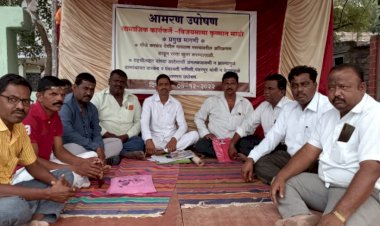 *अखेर... करकंबच्या अतिक्रमणाबाबत विजय माळी यांची उपोषणास सुरुवात...!*