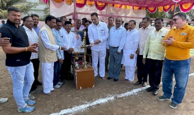 *पंढरपुरात पुणे विभागीय शालेय मैदानी क्रीडा स्पर्धेचे आयोजन.*  *माजी आमदार प्रशांत परिचारक यांच्या हस्ते क्रीडा स्पर्धेचे उद्घाटन*