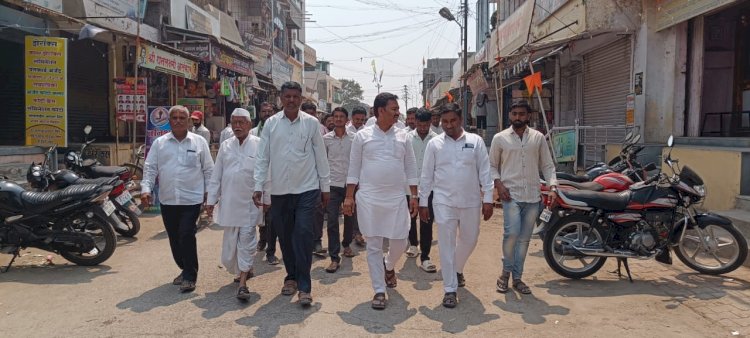 *लोकांच्या आगृहास्तव माढा पंढरपूर विधानसभा निवडणूक लढविणार*  *करकंब येथे विठ्ठलचे चेअरमन अभिजीत पाटील यांनी साधला संवाद.