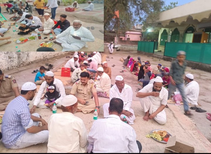 *करकंब पोलीस स्टेशनच्या वतीने इफ्तार पार्टीचे आयोजन....!*