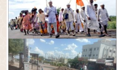 *अरे....कुठे नेऊन ठेवला एकनाथ महाराज पालखी तळ...!*  *एकनाथा.. आता कुठे टेकवू माथा... निवारा नाही.. रस्ते झाले खडतर.. कशी गाऊ गाथा...!!*  *संत एकनाथ.. निवृत्तीनाथ पालखी मार्गावर सुविधांचा अभाव....!*