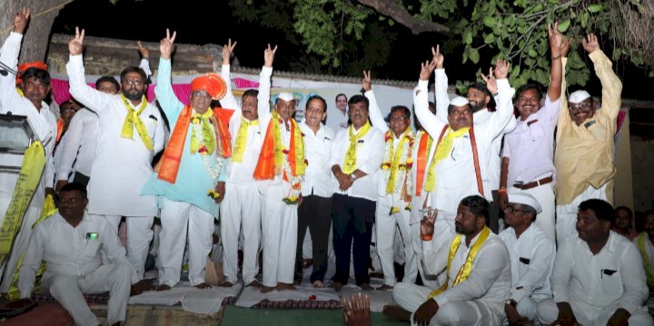 *वावटळीमुळे गेलेले  निष्ठावंत घरवापसी होणारच*   *कल्याणराव काळे यांचा पिराची कुरोली येथे विश्वास*