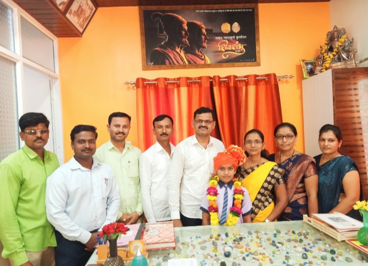 *एस.पी.स्कूलच्या अथर्व गायकवाड यांची नवोदय साठी निवड* 