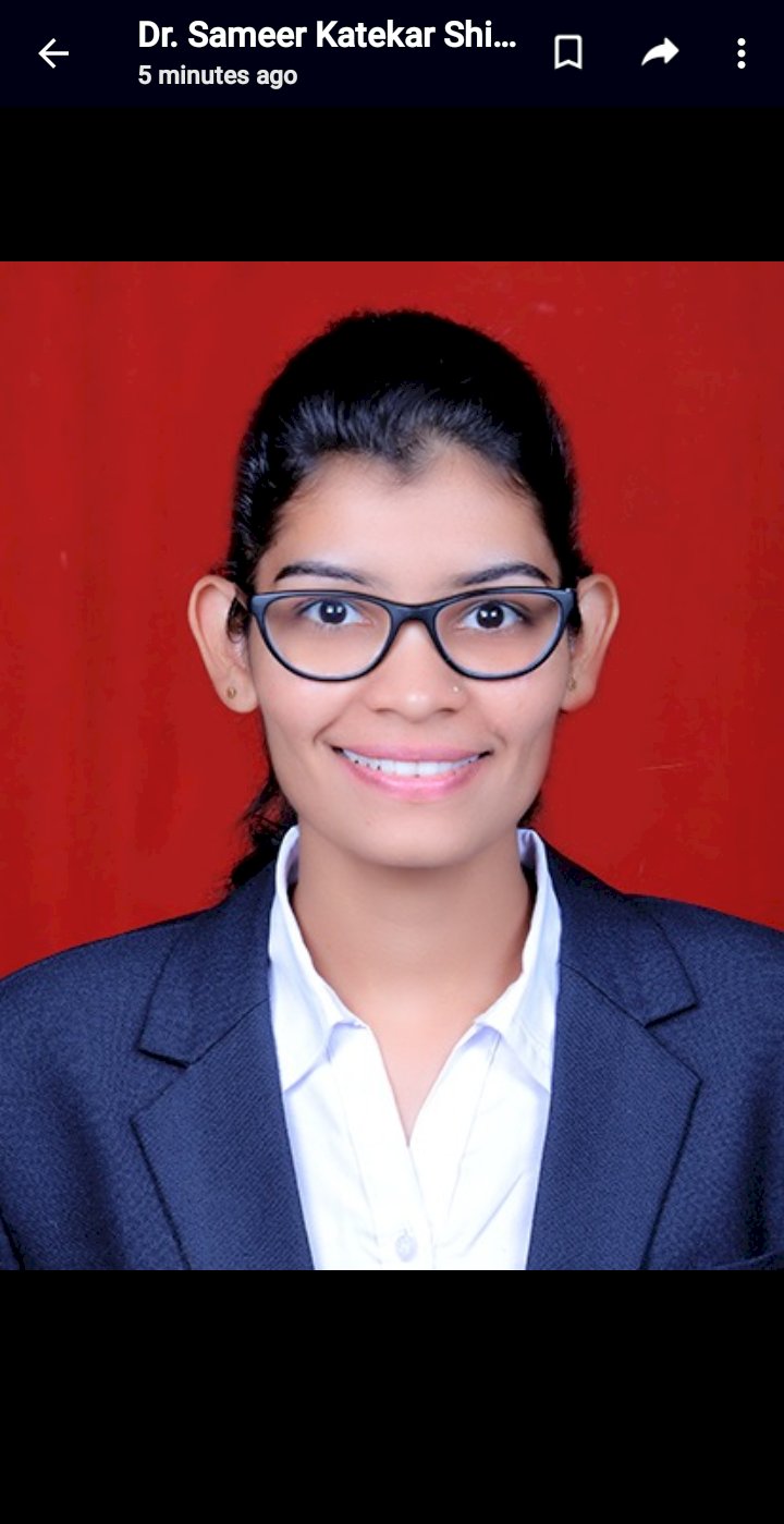 *सिंहगड मधील मेकॅनिकल इंजिनिअरिंग विभागातील रूपाली चौधरीची ३ नामांकित कंपनीत निवड*