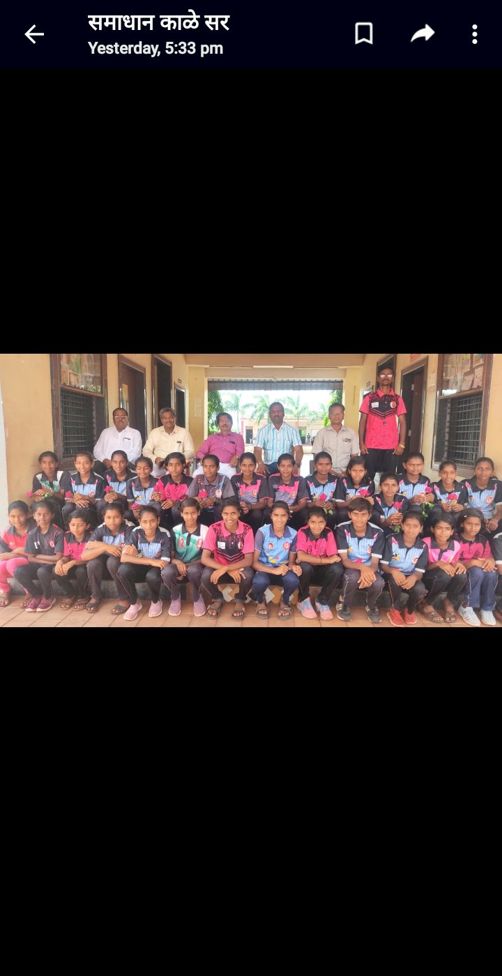 *तालुकास्तरीय खो-खो स्पर्धेत वसंतराव काळे प्रशालेस दुहेरी मुकुट*