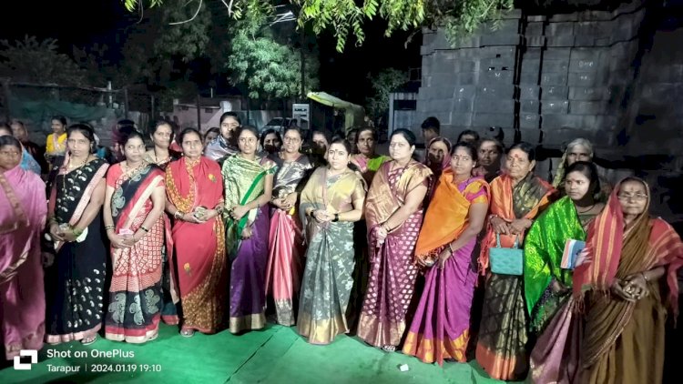 *मोहोळ मतदार संघात पंढरपूर पॅटर्न सुरू!*   *मकर संक्रांती दिनानिमित्त हळदीकुंकू कार्यक्रम*   *राजाभाऊ खरे यांच्या पत्नी तृप्तीताई खरे यांचाही कार्यक्रमाच्या निमित्ताने गावदौरे सुरू*