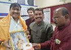 *सोलापूर नमो विकास रथाचे श्रीकांत भारती यांचेकडून कौतुक*  *राजेश मुगळे यांचे नाव सोलापूरमधून आघाडीवर*
