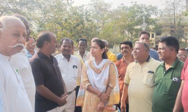 *आ.प्रणिती शिंदेंचा ‘मॉर्निंग वॉक’ वेळी सोलापूरकरांशी संवाद*,  *भाजपच्या अनागोंदी कारभारावर साधला निशाना*