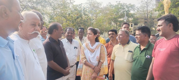 *आ.प्रणिती शिंदेंचा ‘मॉर्निंग वॉक’ वेळी सोलापूरकरांशी संवाद*,  *भाजपच्या अनागोंदी कारभारावर साधला निशाना*