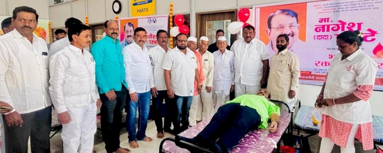 *राष्ट्रवादीचे नेते नागेशदादा फाटे यांचा वाढदिवस विविध कार्यक्रमांनी साजरा**  सामान्य नागरिकांपासून देशपातळीवरील नेत्यांनी दिल्या फाटे यांना शुभेच्छा*