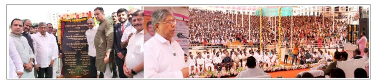 *डॉ बी. पी. रोंगेसर यांना कायम सहकार्यच असेल*.  *राज्याचे उच्च व तंत्रशिक्षण मंत्री ना. चंद्रकांतदादा पाटील यांचेकडून अभिवचन*  *स्वेरीमध्ये लॉ कॉलेज व भव्य क्रीडांगणाचे उदघाटन आणि मुलींच्या नूतन वसतीगृहाची पायाभरणी कार्यक्रम संपन्न*