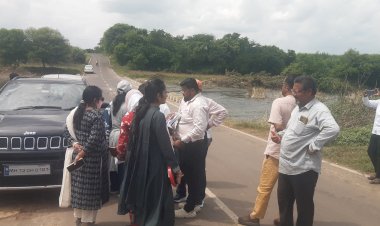 *शासन स्तरावरून शेळवे येथील कासाळगंगा पूलाची उंची वाढवण्याचे हालचाली सुरू*  *शेळवे चे पोलीस पाटील अँड.नवनाथ पाटील यांनी केली होती मागणी*